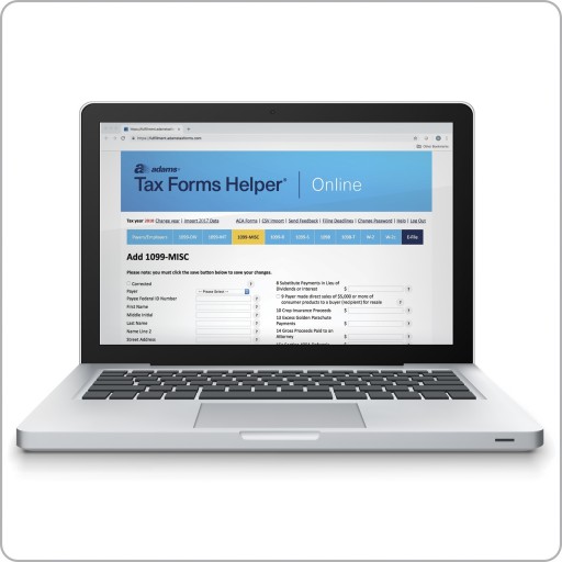 Adams Tax Forms Helper Software Download